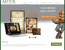Tablet Screenshot of adfxllc.com